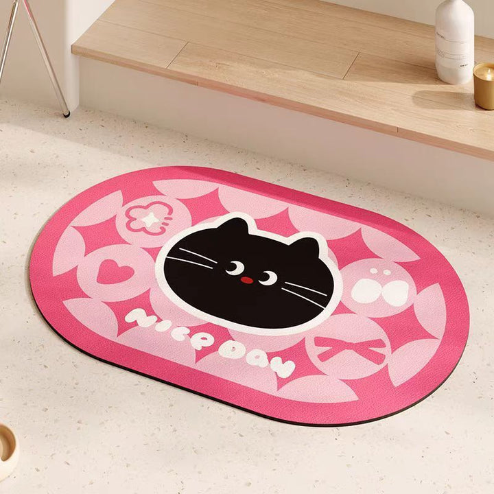 Cartoon-Themed Plush Area Rug