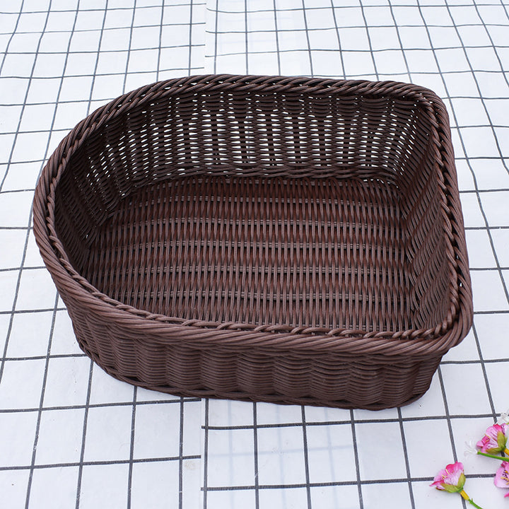 Handwoven Oval Storage Basket Kalsten