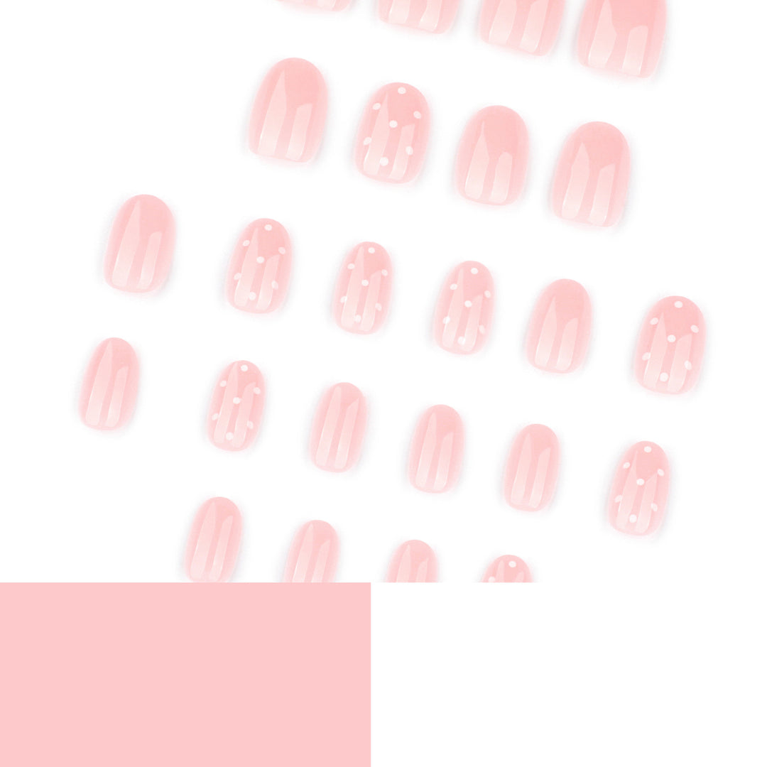 Artful Nail Art with Delicate Dot Design Kalsten
