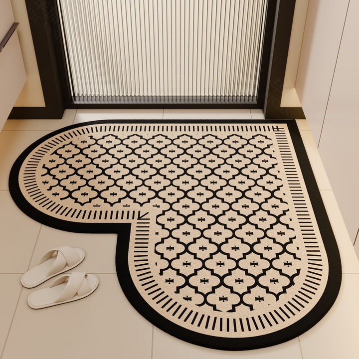 Heart-Shaped Non-Slip Kitchen Mat Kalsten