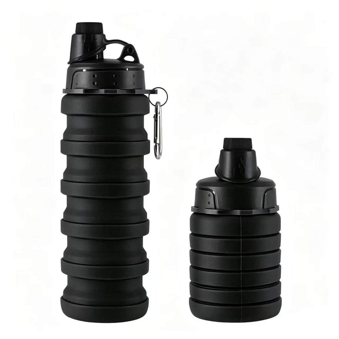 Unisex Collapsible Sports Water Bottle with Carabiner Kalsten