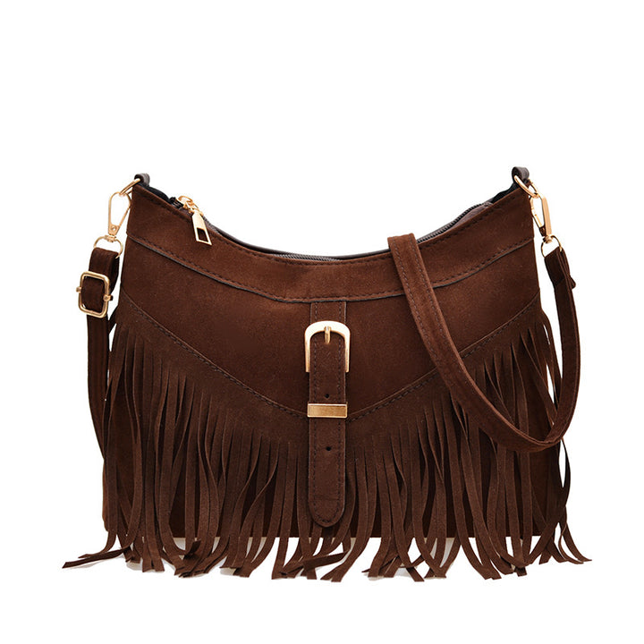 WoSuede Fringe Crossbody Bag Kalsten