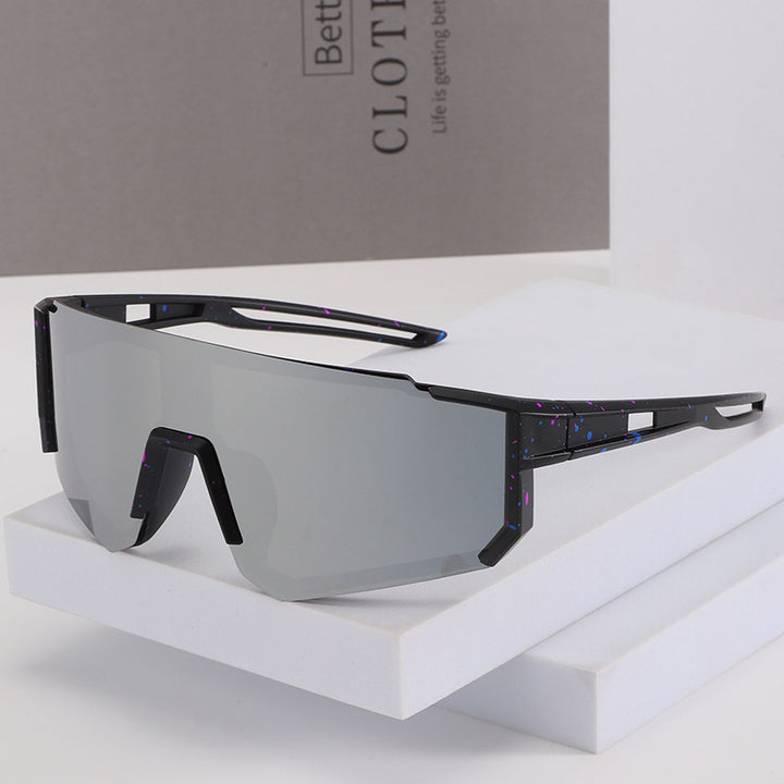 Men's Futuristic Oversized Shield Sunglasses Kalsten