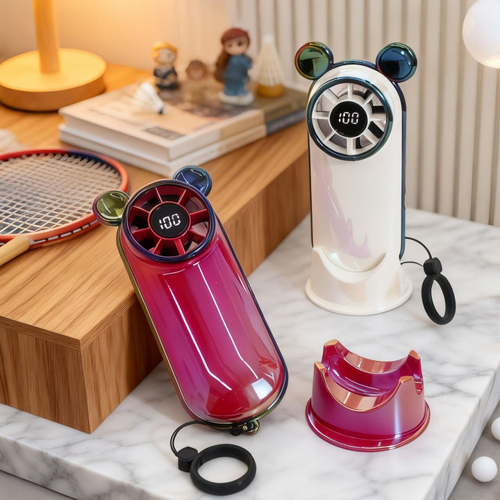 Women Portable USB Fan with multifunctional digital control Kalsten