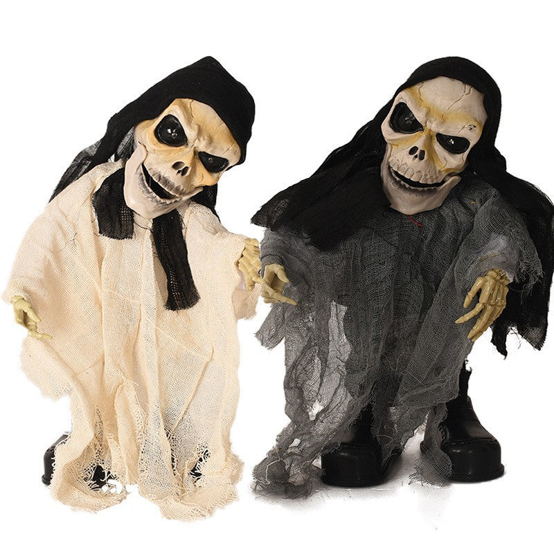 Creepy Animated Halloween Skeleton Decoration Kalsten