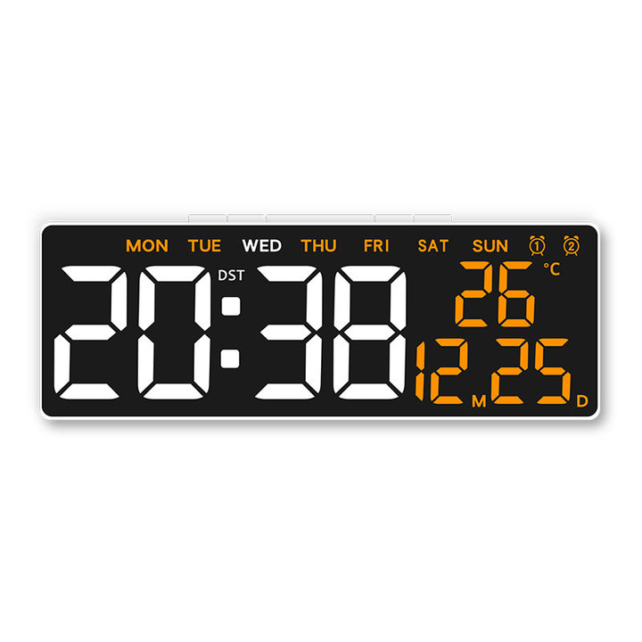 Digital alarm clock with large, clear LED display and temperature display Kalsten