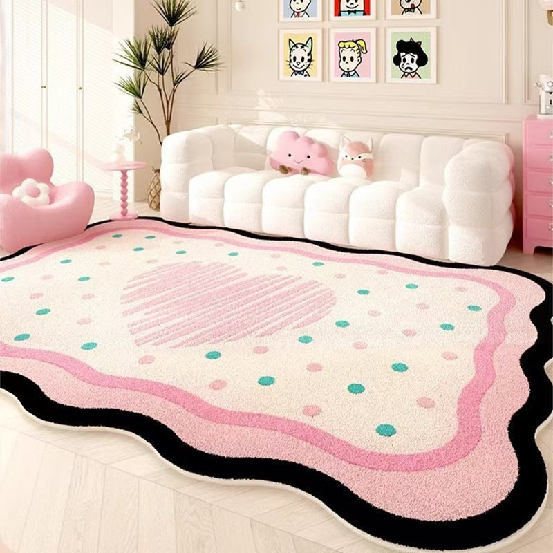 Floral Pattern Playful Area Rug