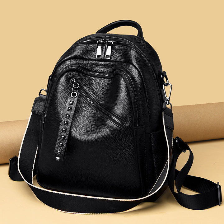 Stylish and Versatile Leather Backpack Kalsten
