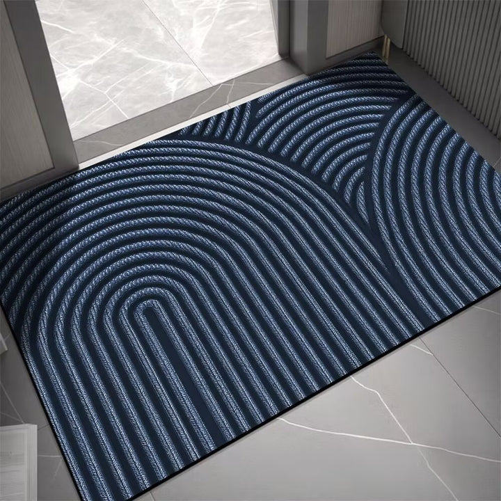 Elegant Textured Entrance Mat Kalsten
