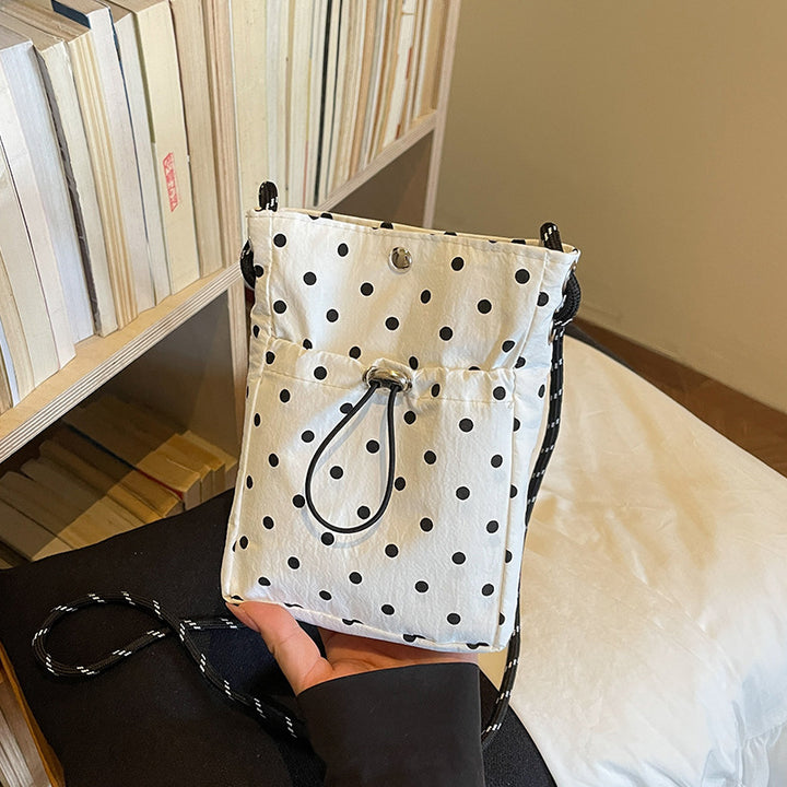 Casual Polka Dot Mini Crossbody Bag