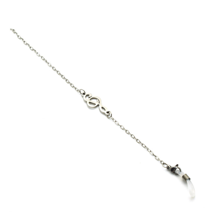 Artistic Silver Eyewear Chain Kalsten