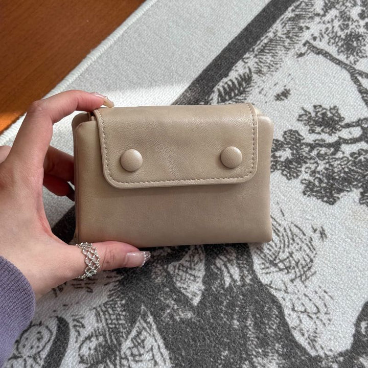 Stylish Compact Leather Cardholder Kalsten