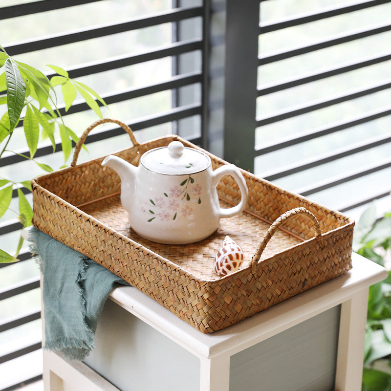 Handwoven Multi-Purpose Serving Tray Kalsten