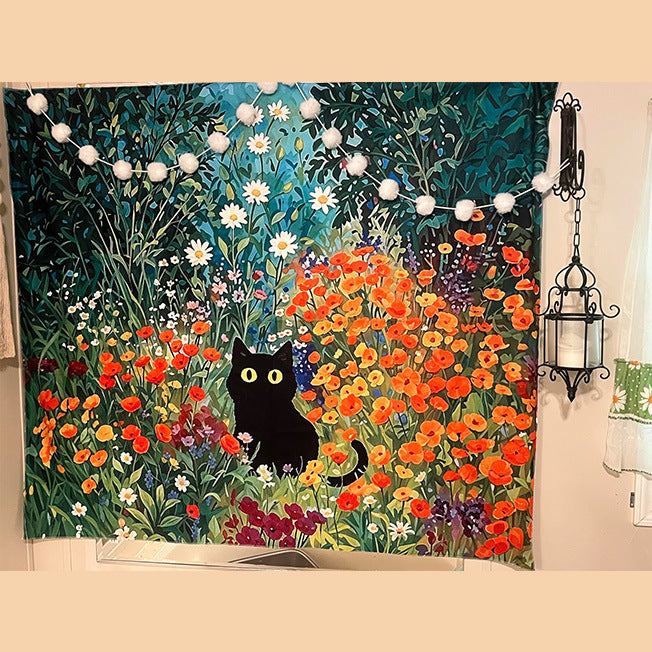 Floral Garden Wall Tapestry