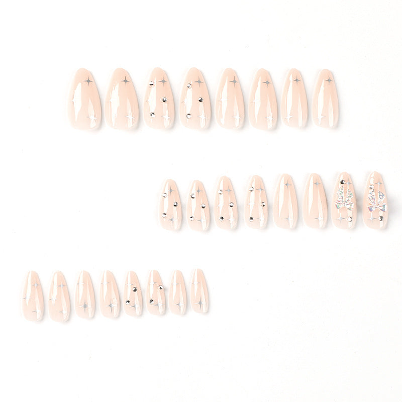 Artful stiletto nails with elegant decoration design Kalsten