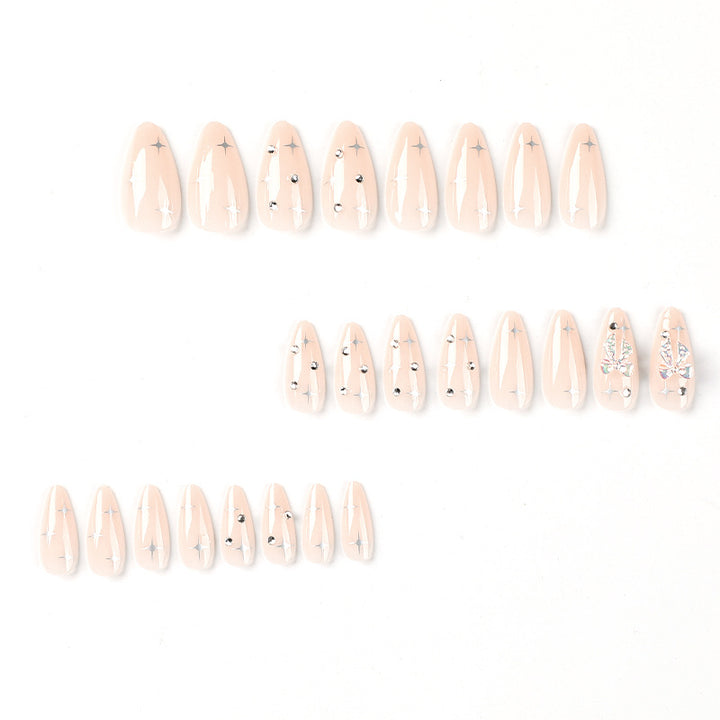 Artful stiletto nails with elegant decoration design Kalsten