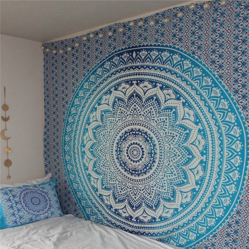 Mandala-Themed Wall Tapestry