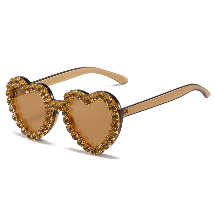 Heart-Shaped Glamorous Sunglasses Kalsten