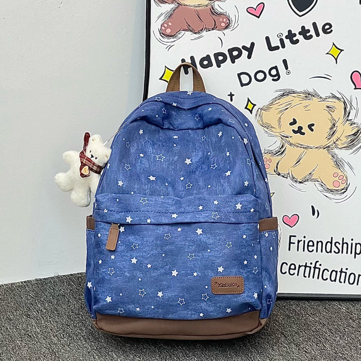 Casual Star Pattern Backpack