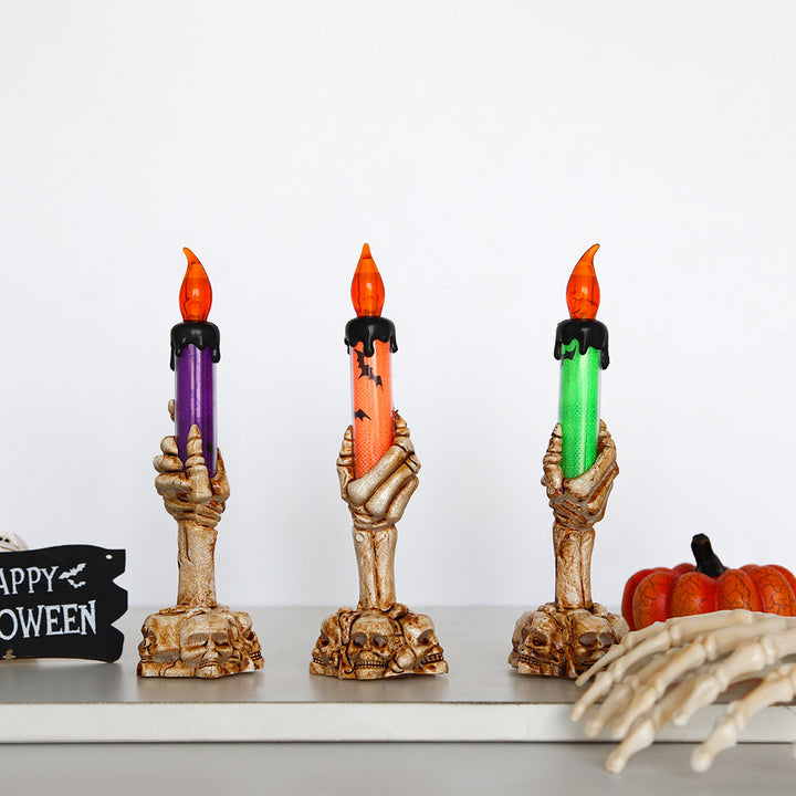 Decorative Skull Hand Candle Holder Kalsten