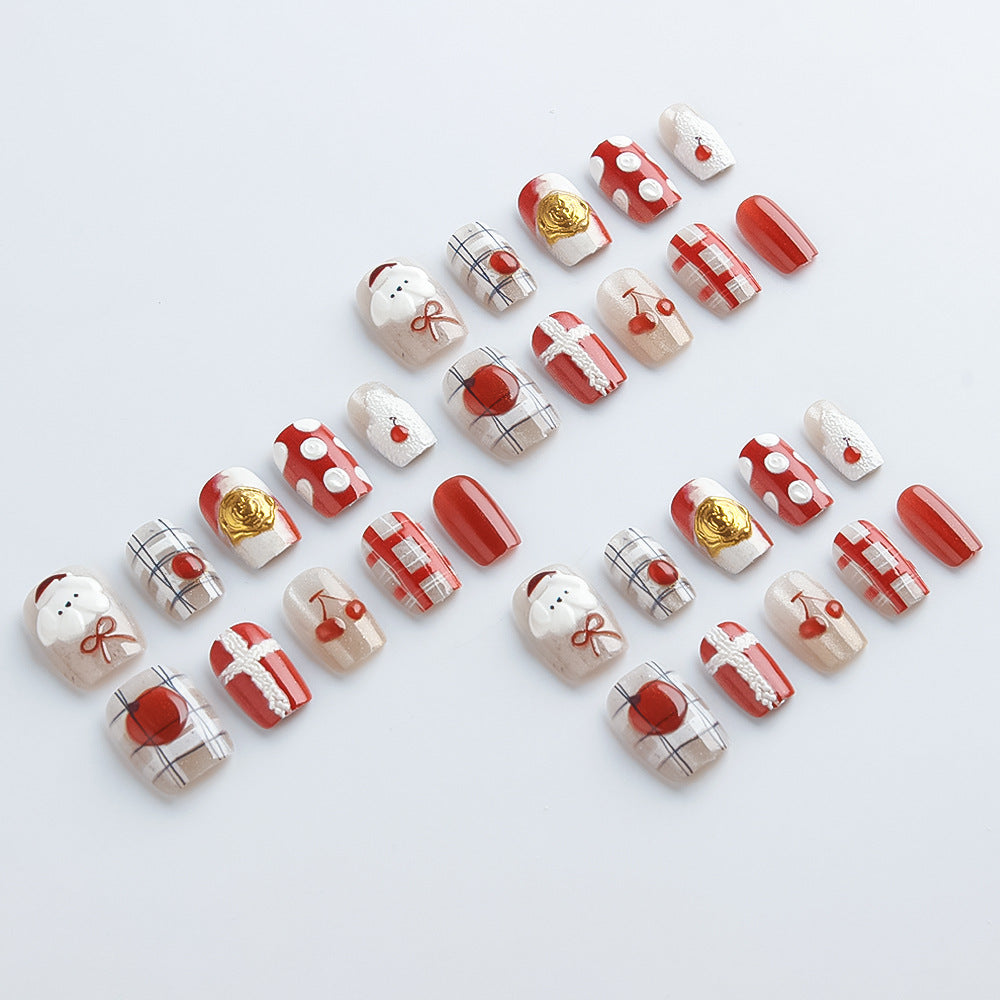 Seasonal Holiday-Themed Press-On Nail Set Kalsten