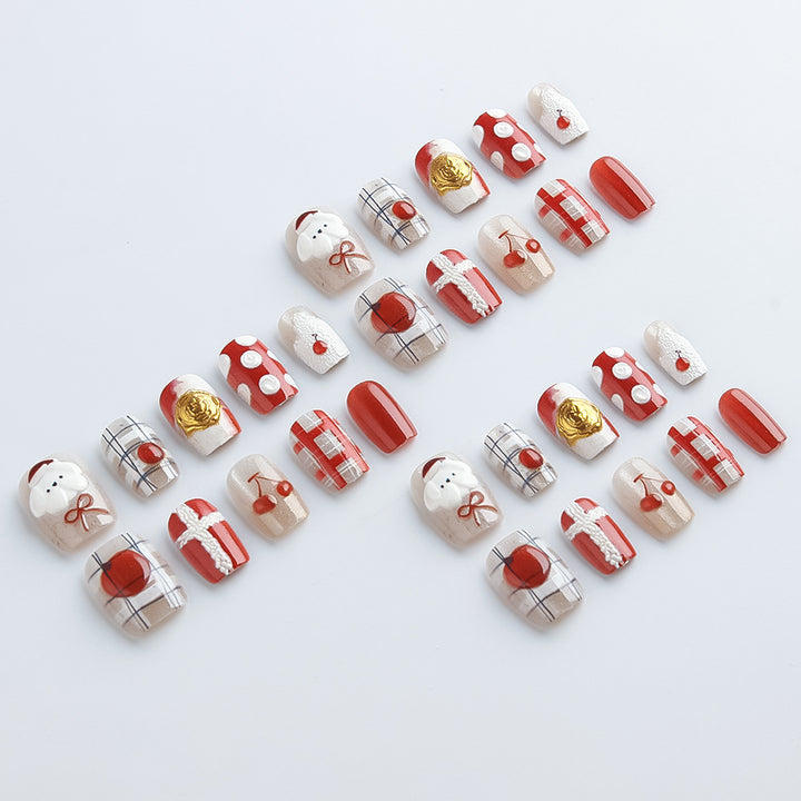Seasonal Holiday-Themed Press-On Nail Set Kalsten