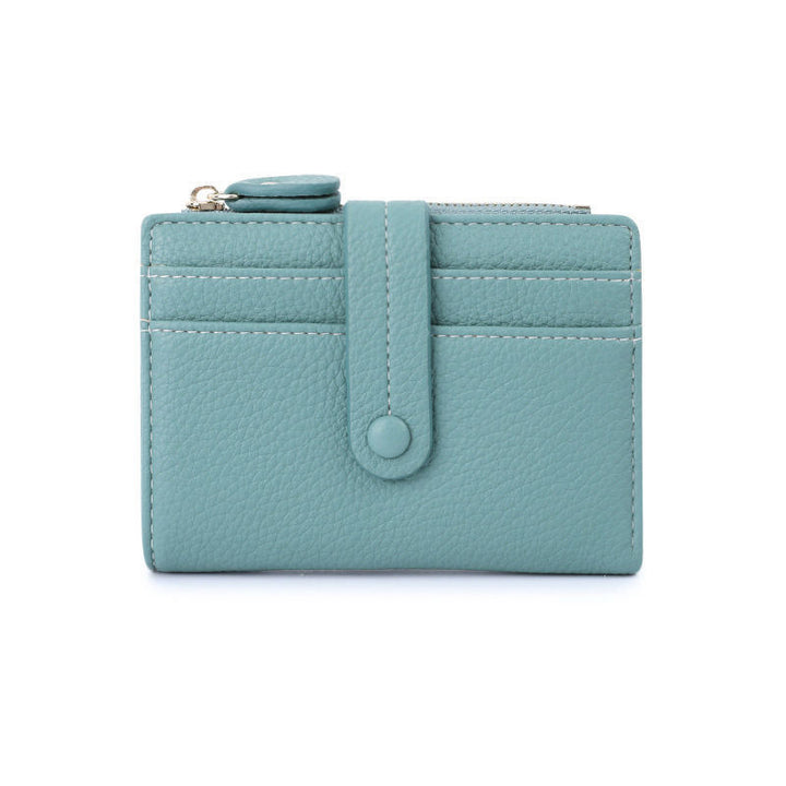 Textured Leather Zippered Card Pouch Kalsten