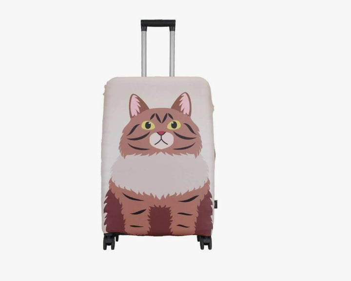 Unisex nan elastic suitcase cover with 3D dog design for trolley, stretchy and scratch-resistant Kalsten