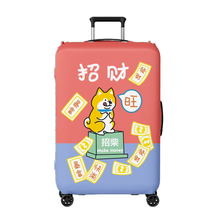 Unisex hard-shell travel suitcase with creative ice cream design Kalsten