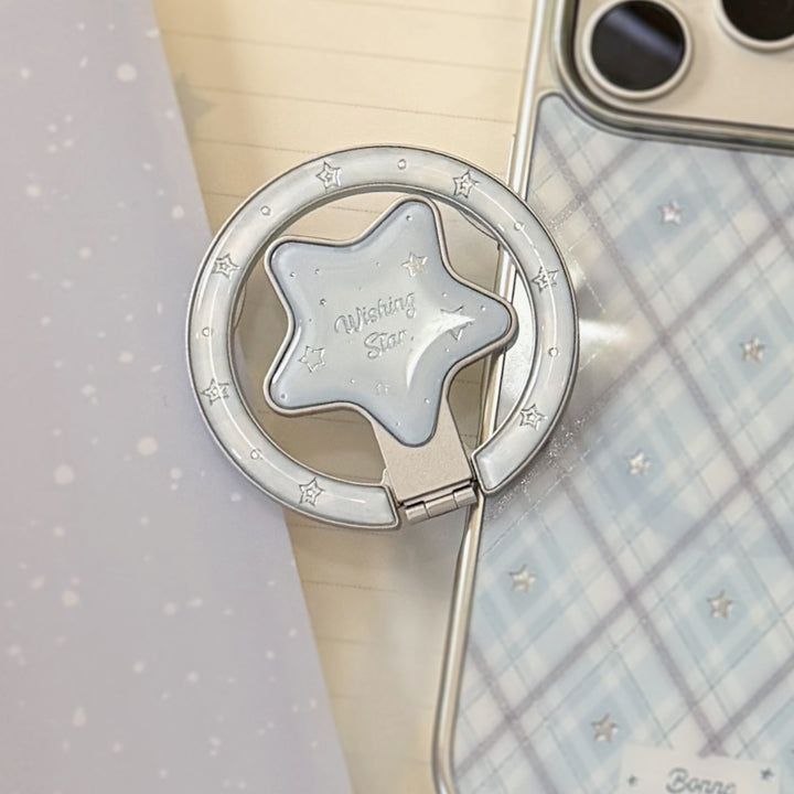 Playful smartphone finger holder in star design Kalsten