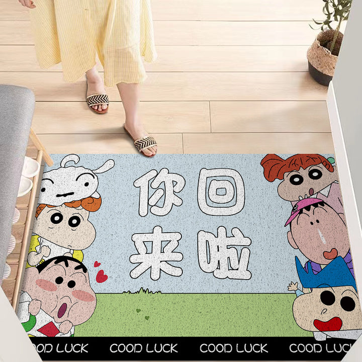 Cartoon Character-Themed Floor Mat