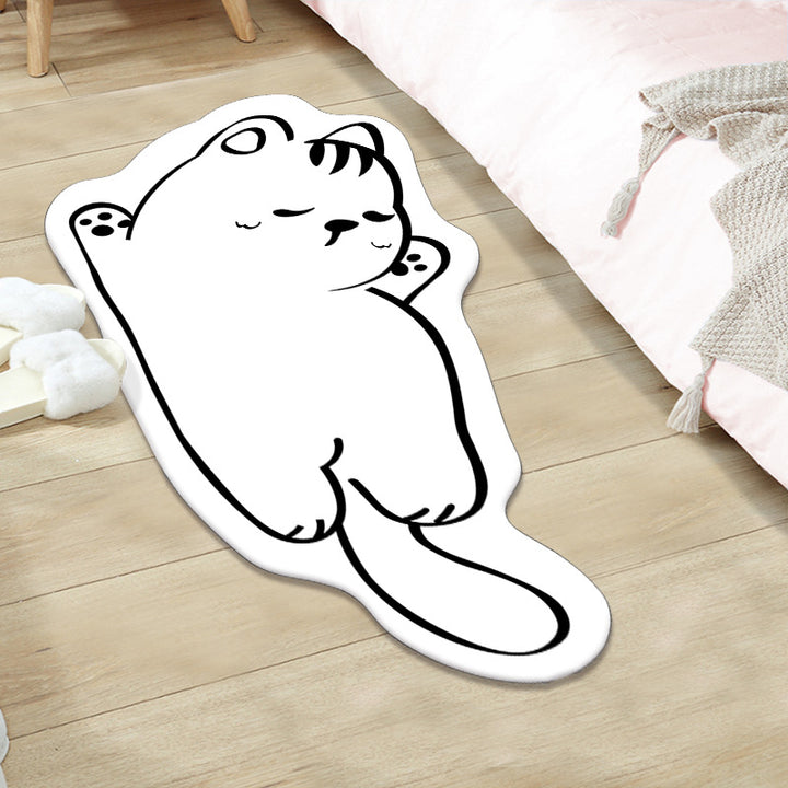 Cat-Themed Plush Area Kalsten