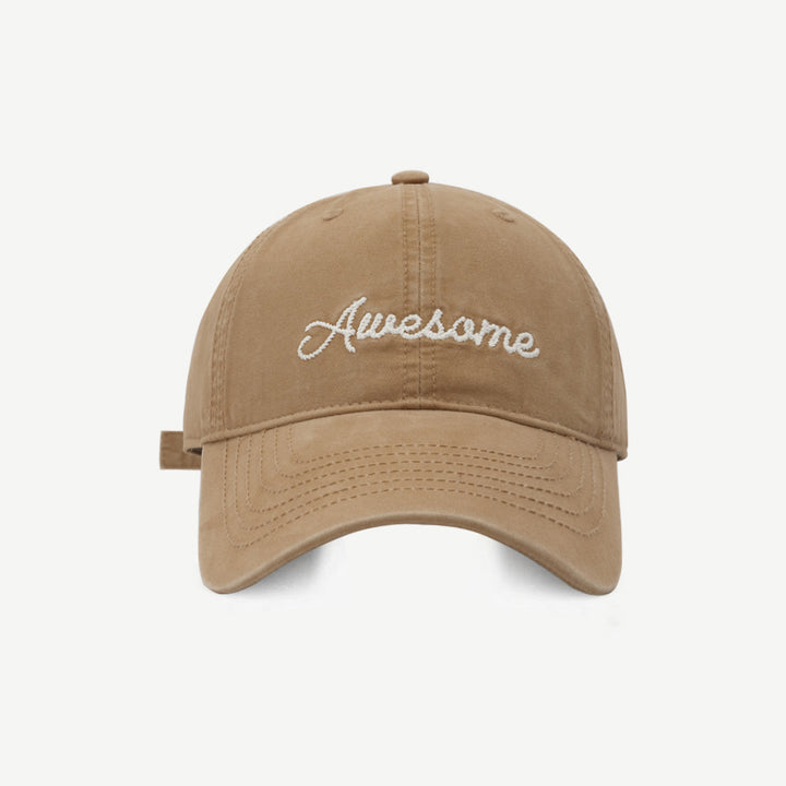 Embroidered Cotton Adjustable Cap