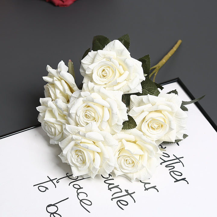 Premium Faux Floral Rose Bouquet