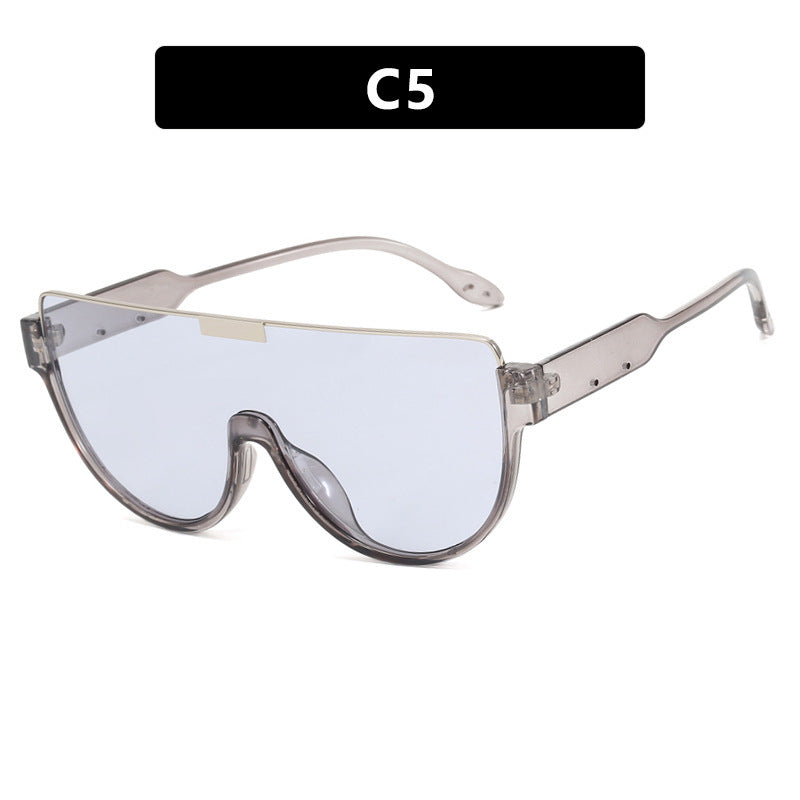 Women's futuristic sports sunglasses with high-gloss frame Kalsten