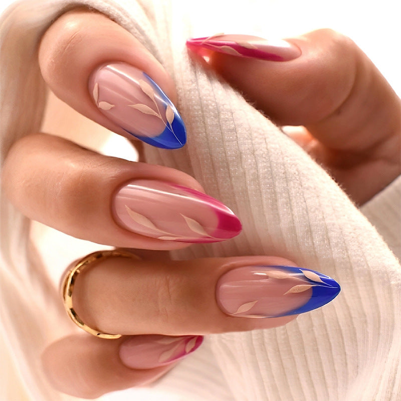 Press-On Nail Art Set with Elegant Gradient Design Kalsten