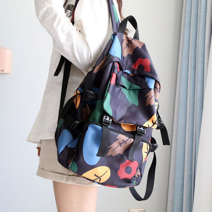 Floral Print Outdoor Backpack Kalsten