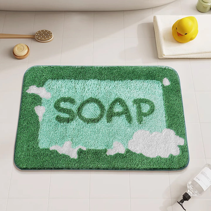 Geometric Pattern Bath Mat