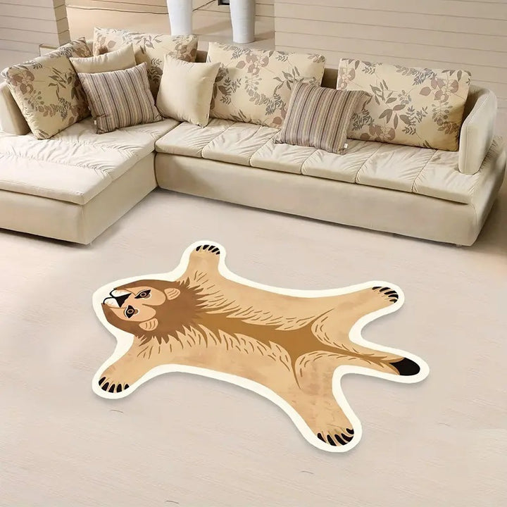 Tiger-shaped Decorative Rug