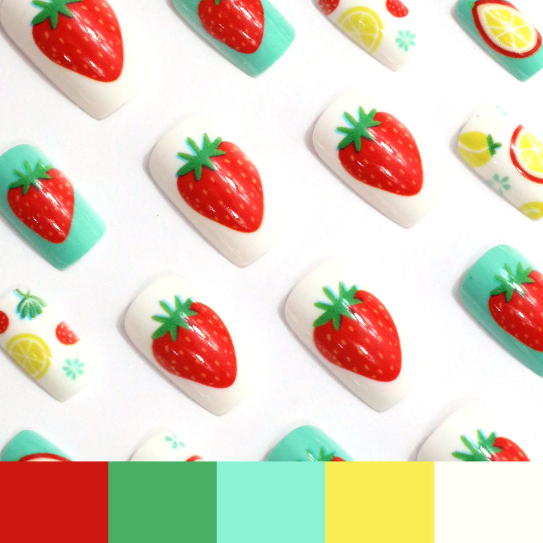 Creative Strawberry Nail Art Kalsten