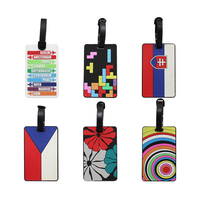 Unisex Travel-Themed Luggage Tag Kalsten