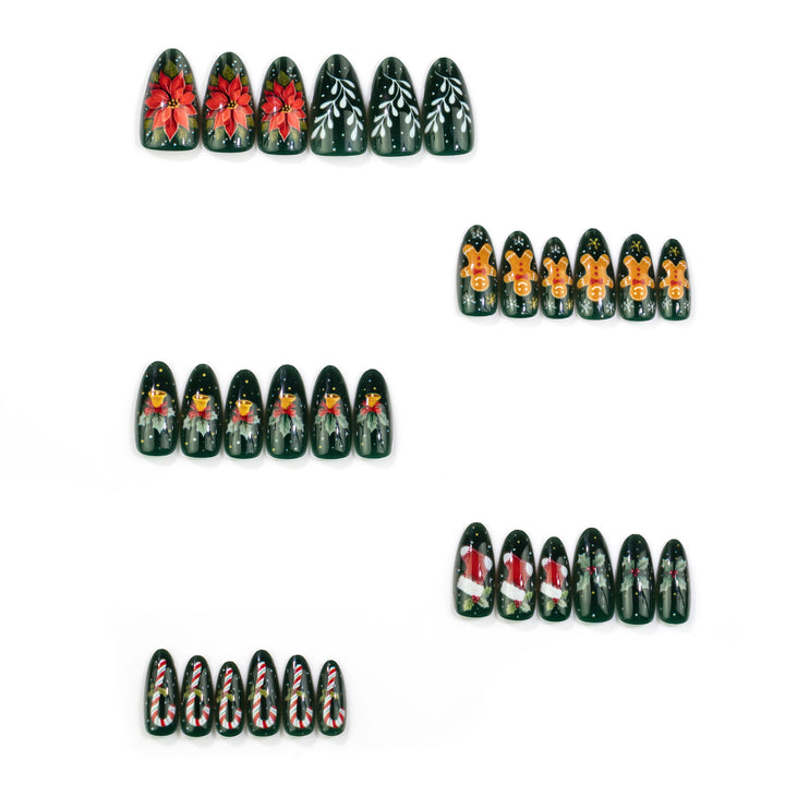 Holiday-Themed Press-On Nail Set