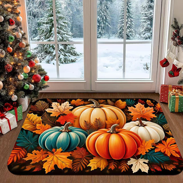 Floral Themed Welcome Mat Kalsten