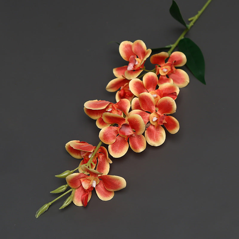 Elegant Faux Orchid Stem for Home Decor Display