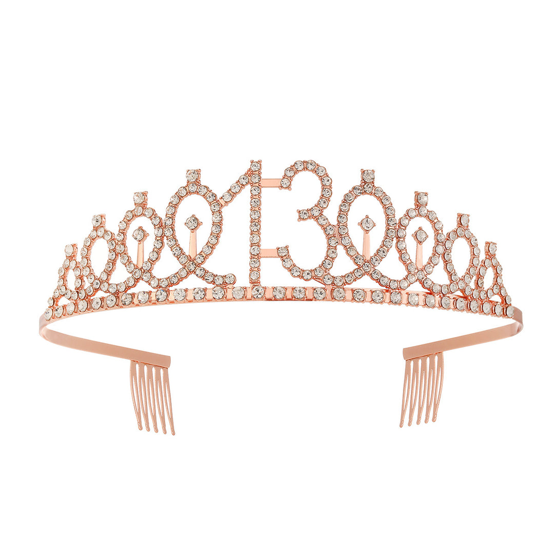 Women's Crystal-Embellished Tiara with Elegant Design Kalsten