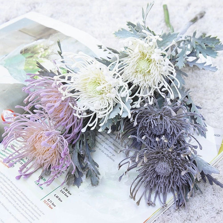 Faux Floral Chrysanthemum Arrangement