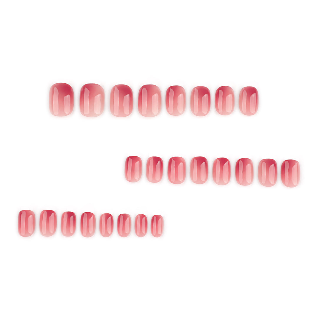 Elegant Nail Extensions with Natural Shine Kalsten