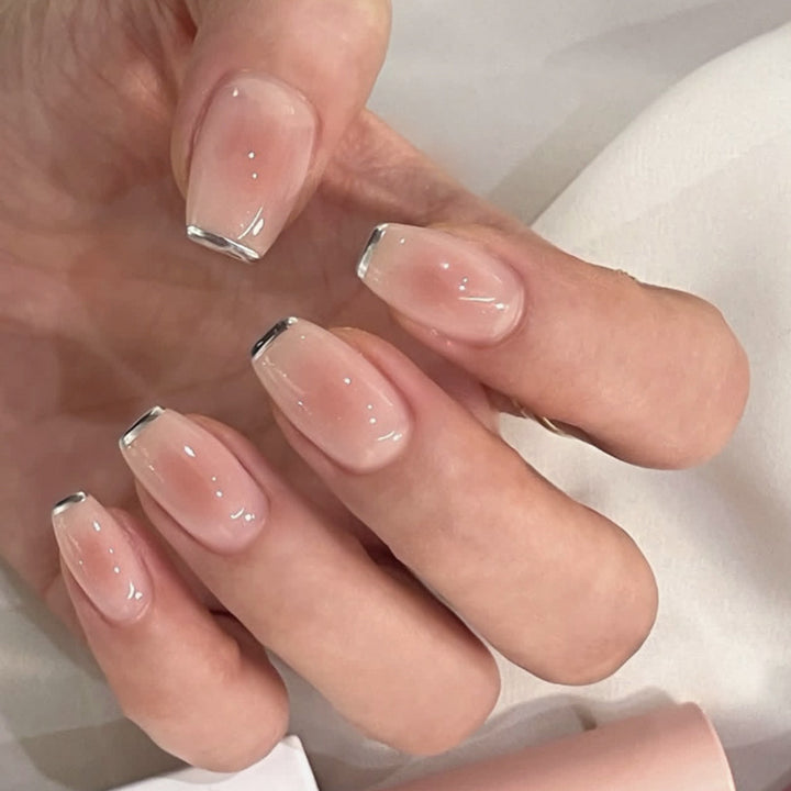 Elegant Nail Extensions with Translucent French Tip Kalsten
