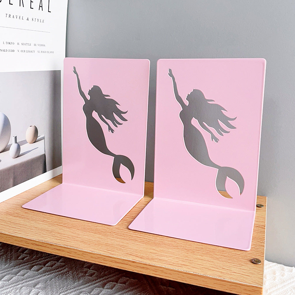 Artistic Mermaid-Inspired Bookends