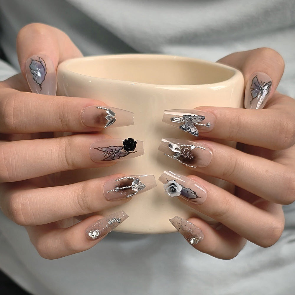 Decorative Press-On Nail Design Set Kalsten